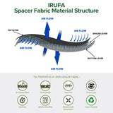 【BA-OS-11】Spacer Fabric Lumbar Back Support Belt for Lower Back Pain