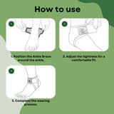 【AN-OS-11】Spacer Fabric Ankle Wrap for Achilles Tendonitis and Sports