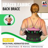 【BA-OS-11】Spacer Fabric Lumbar Back Support Belt for Lower Back Pain