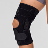 【KN-OS-23 H2】Spacer Fabric Adjustable Hinged Knee Wrap with Straps