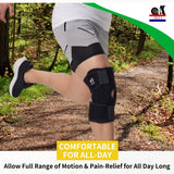 【KN-OS-20】Spacer Fabric Wrap Around Knee Support