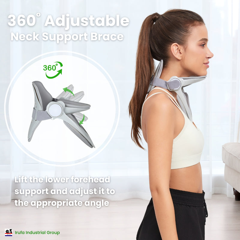 【NK-HS-22】Spacer Fabric Adjustable Cervical Collar for Neck Pain Relief