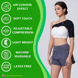 【Shoulder-SF-21】Spacer Fabric Compression Shoulder Brace for Rotator Cuff and AC Joint