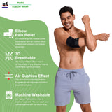 【Elbow Wrap】Spacer Fabric Adjustable Tennis Elbow Wrap for Golfers, Tendonitis