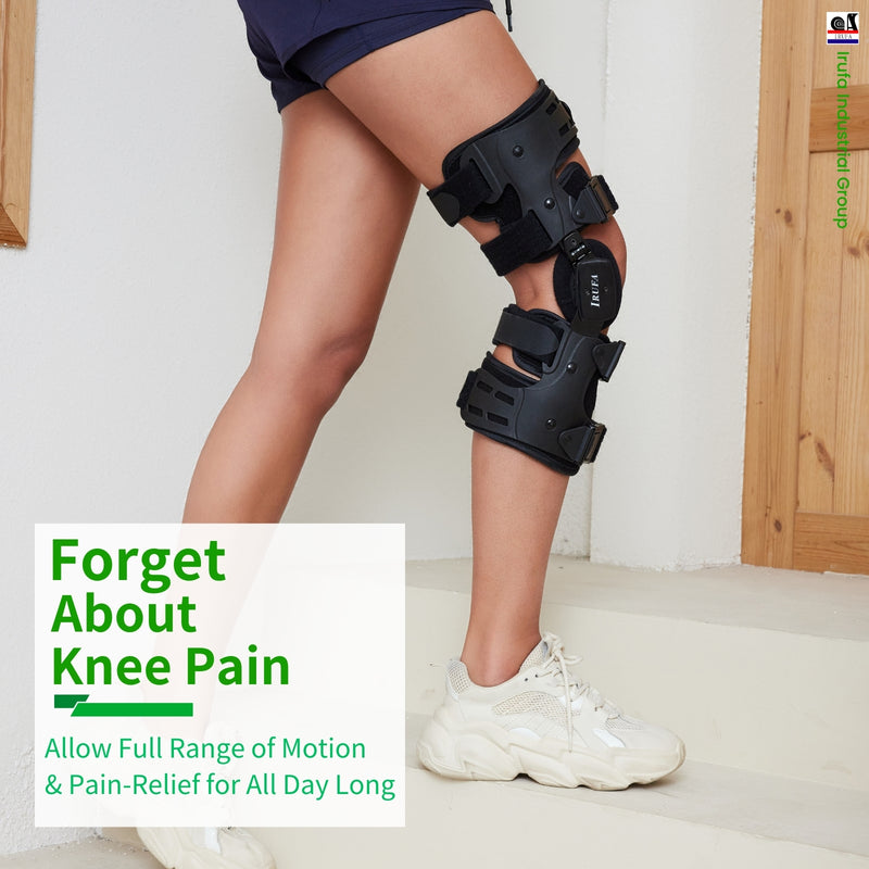 【KN-SF-35-OA-1】Spacer Fabric OA Unloader Knee Brace with Quick Release Buckle Straps