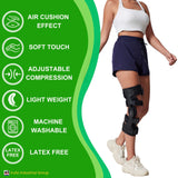 【KN-SF-35-OA-1】Spacer Fabric OA Unloader Knee Brace with Quick Release Buckle Straps