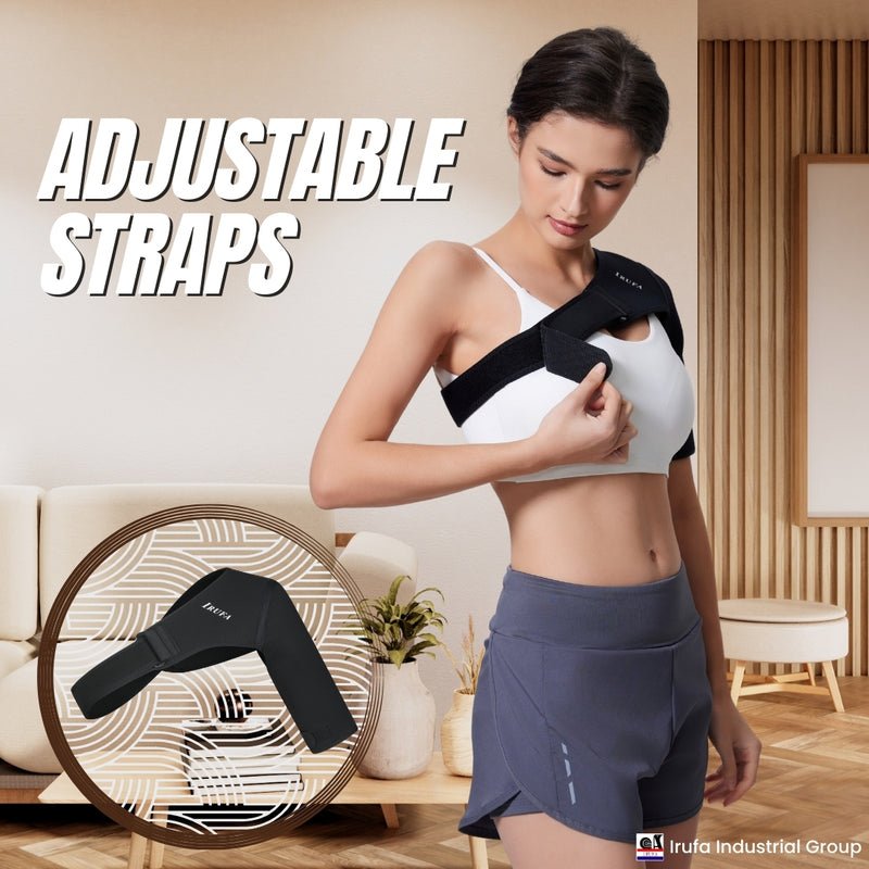 【Shoulder-SF-21】Spacer Fabric Compression Shoulder Brace for Rotator Cuff and AC Joint