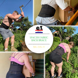 【BA-OS-11】Spacer Fabric Lumbar Back Support Belt for Lower Back Pain