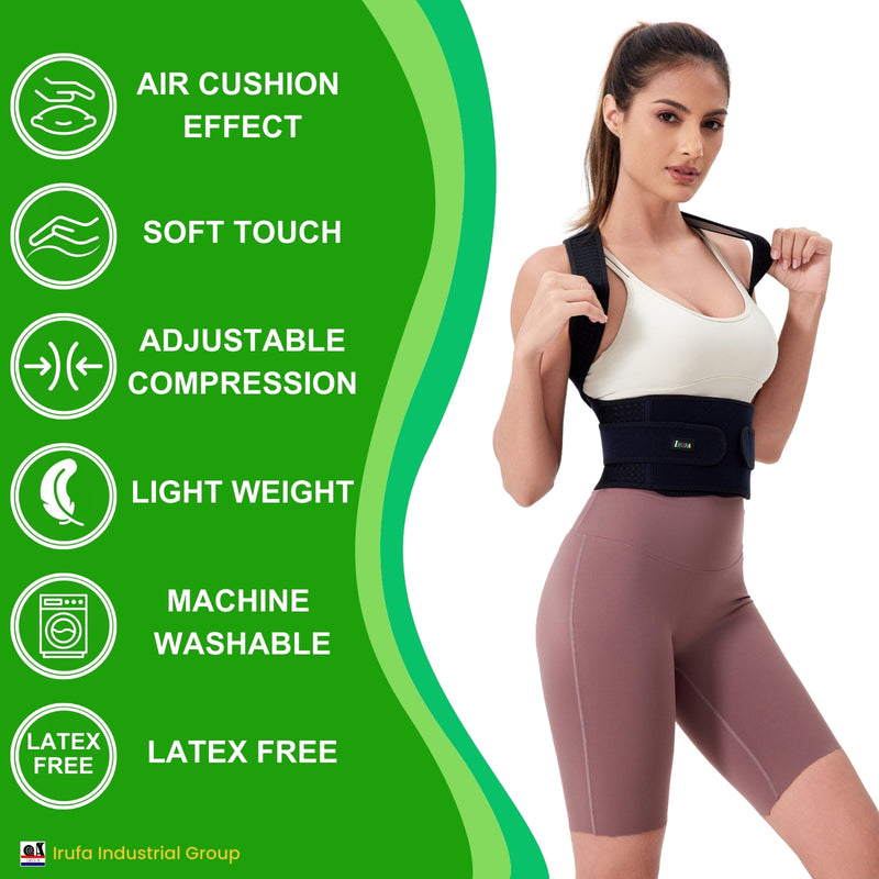 【CS-OS-31】Back Brace Posture Corrector for Women and Men Back Lumbar Support
