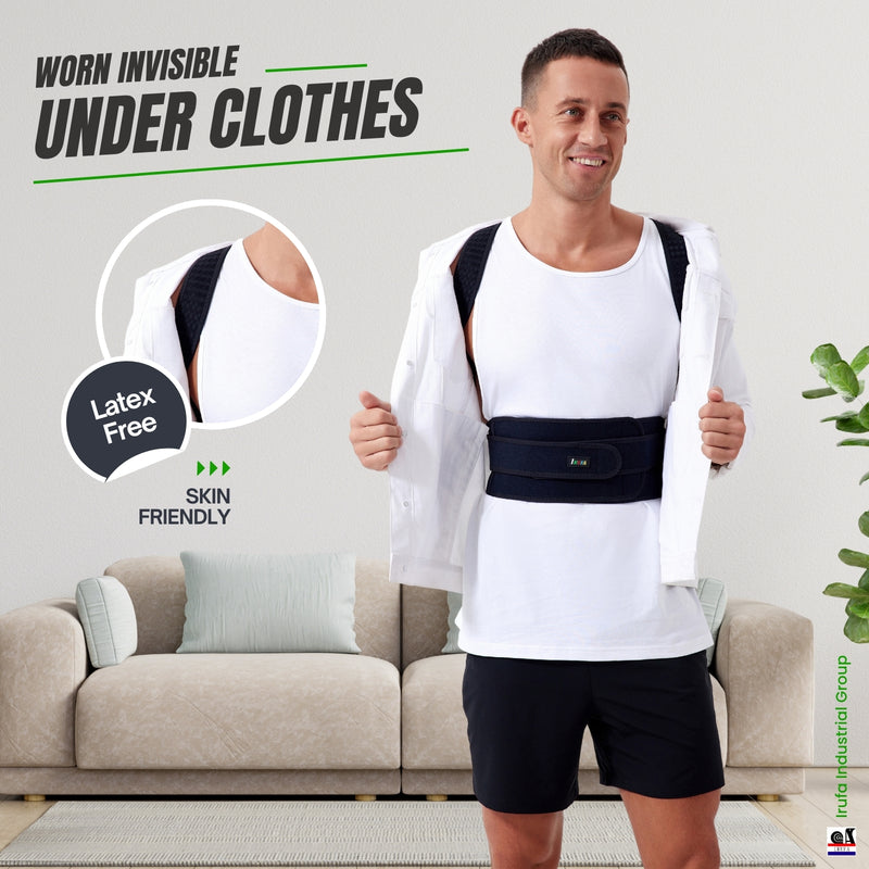 【CS-OS-31】Back Brace Posture Corrector for Women and Men Back Lumbar Support