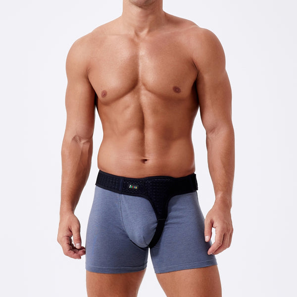 【HB-SF-201 LEFT】Left Side Spacer Fabric Inguinal Groin Hernia Belts for Men