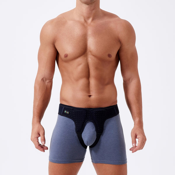 【HB-SF-201 LEFT & RIGHT】Left & Right Side Spacer Fabric Inguinal Groin Hernia Belts for Men