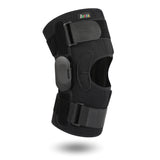 【KN-OS-23 ROM3】Spacer Fabric ROM Hinged Knee Wrap with Adjustable Straps