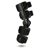 【KN-ROM-A11】Spacer Fabric Carbon Fiber ROM Knee Brace with Quick Release Buckle Straps