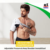 Spacer Fabric Humeral Fracture Brace for Broken Shoulder