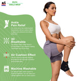 【AN-OS-18】Spacer Fabric Adjustable Ankle Support Wrap for Sprained Ankle