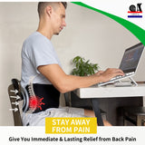 【WA-OS-12】Spacer Fabric Back Support Belt Brace for Lower Back Pain