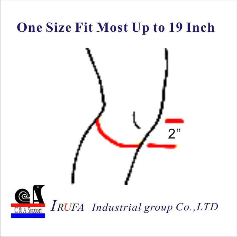 Irufa,KN-OS-19,New 3D Breathable 4 Way Elastic Fabric 8.5 Inch Width Knee Stabilizer