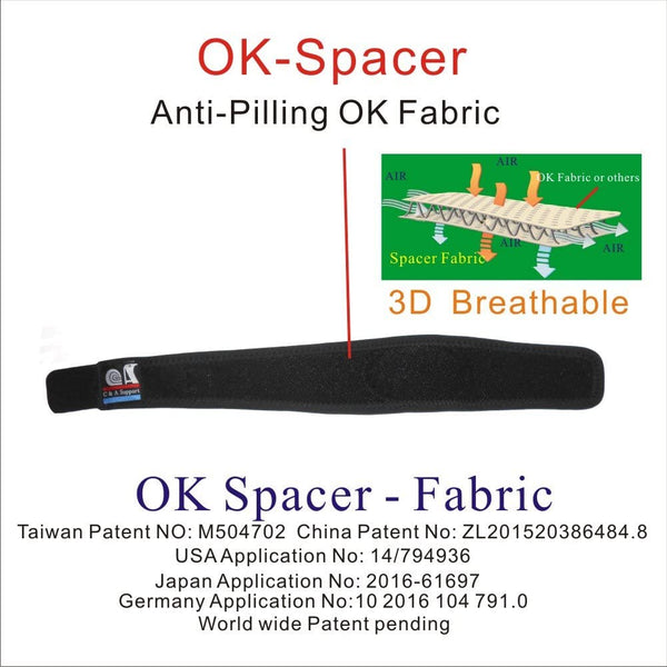 Irufa, TEN-OS-16,3D Breathable Elastic Fabric Tennis Elbow Brace Strap