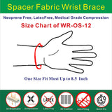 IRUFA, 3D Breathable Elastic Fabric Wrist Brace