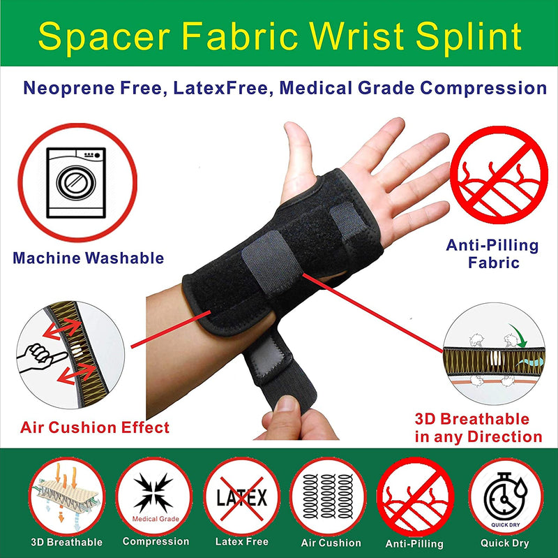 IRUFA, 3D Breathable Patented Fabric RSI Wrist Splint Brace Support