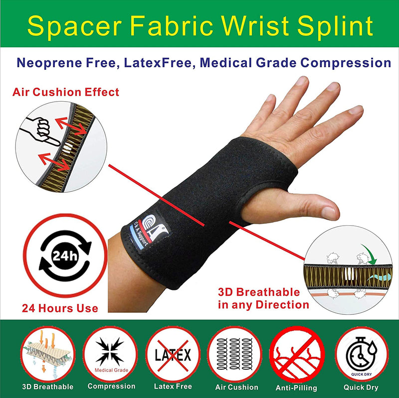IRUFA, 3D Breathable Patented Fabric RSI Wrist Splint Brace Support