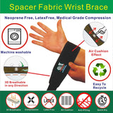 IRUFA, 3D Breathable Elastic Fabric Wrist Brace