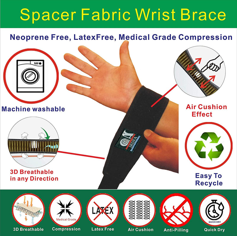 IRUFA, 3D Breathable Elastic Fabric Wrist Brace