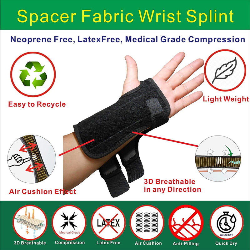 IRUFA, 3D Breathable Patented Fabric RSI Wrist Splint Brace Support