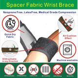 IRUFA, 3D Breathable Elastic Fabric Wrist Brace