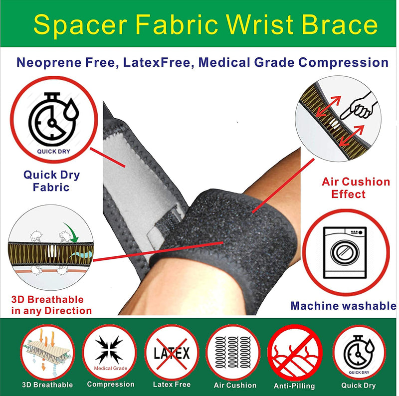 IRUFA, 3D Breathable Elastic Fabric Wrist Brace