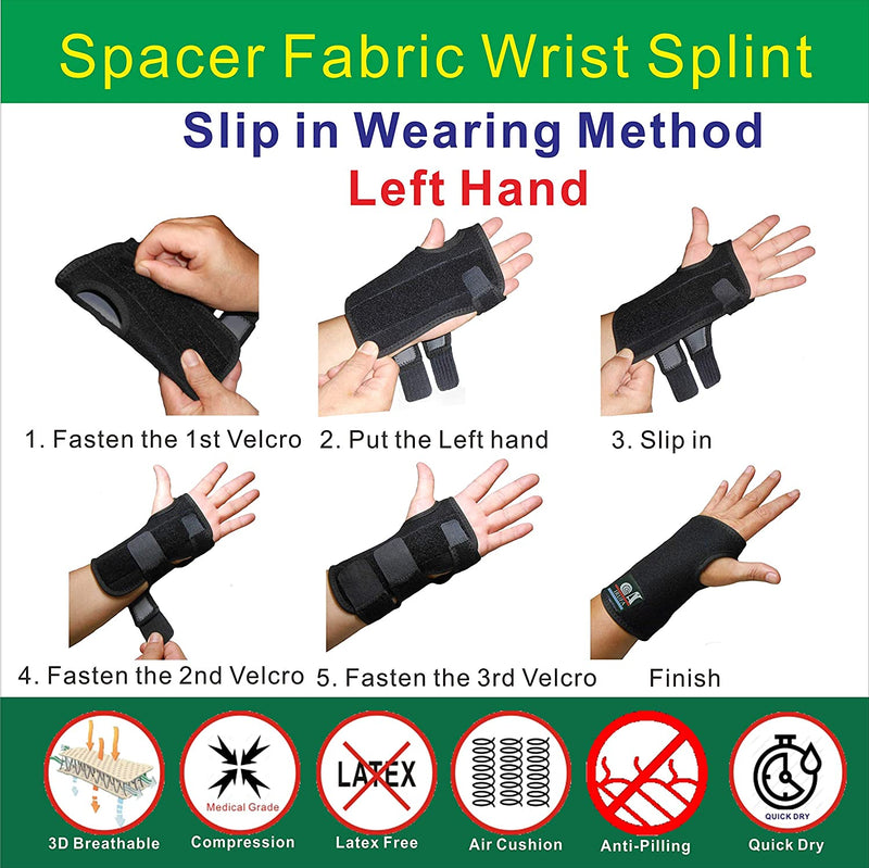 IRUFA, 3D Breathable Patented Fabric RSI Wrist Splint Brace Support
