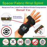 IRUFA, New 3D Breathable Patented Fabric RSI Night Wrist Splint