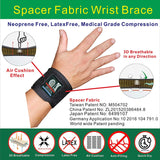 IRUFA, 3D Breathable Elastic Fabric Wrist Brace
