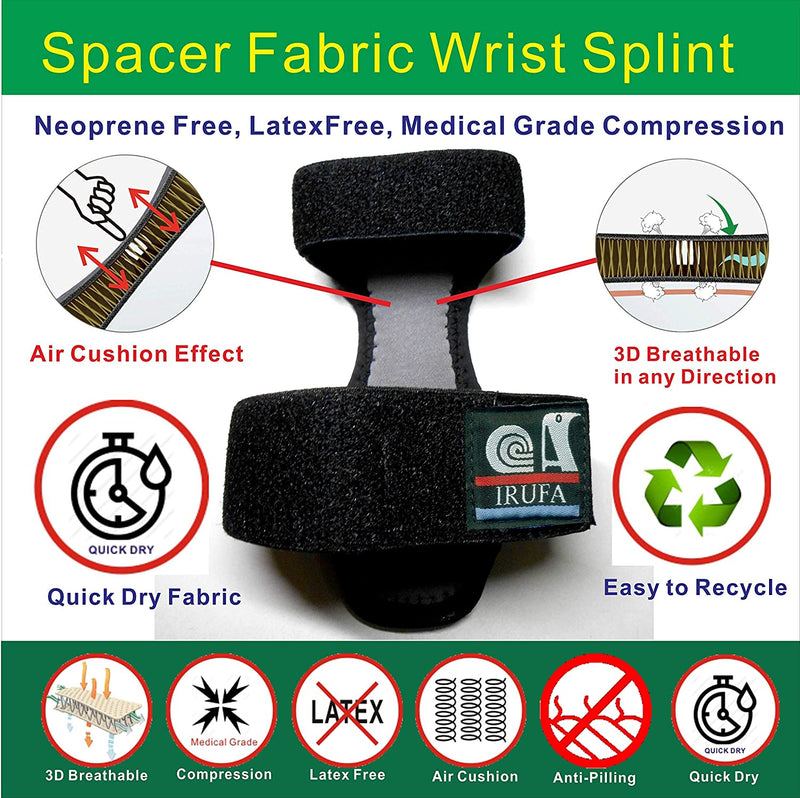 IRUFA, New 3D Breathable Patented Fabric RSI Night Wrist Splint