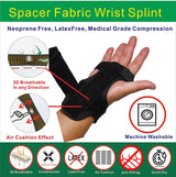 IRUFA, New 3D Breathable Patented Fabric RSI Night Wrist Splint
