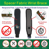 IRUFA, 3D Breathable Elastic Fabric Wrist Brace