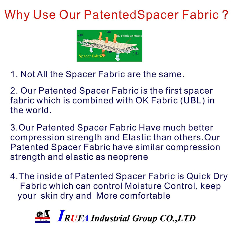 Irufa,KN-OS-19,New 3D Breathable 4 Way Elastic Fabric 8.5 Inch Width Knee Stabilizer